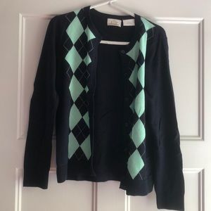 Argyle Cardi